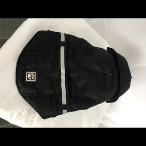 Dog jacket black. XS/S